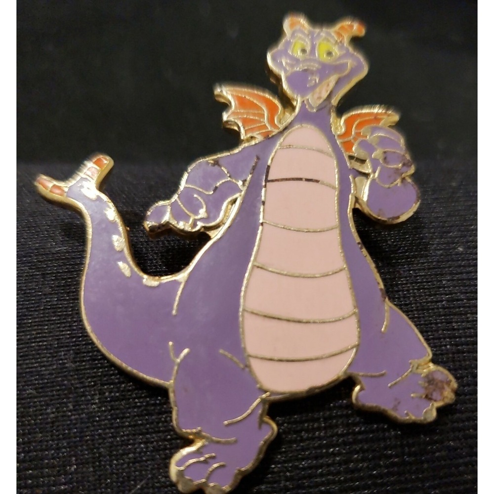Vintage‎ Disney Pin Figment Epcot Dragon Wings & Orange Horns from year 2000 433